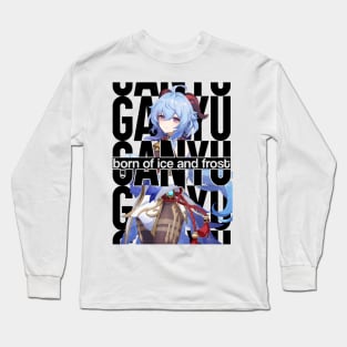 GANYU: born of ice and frost Genshin Impact Long Sleeve T-Shirt